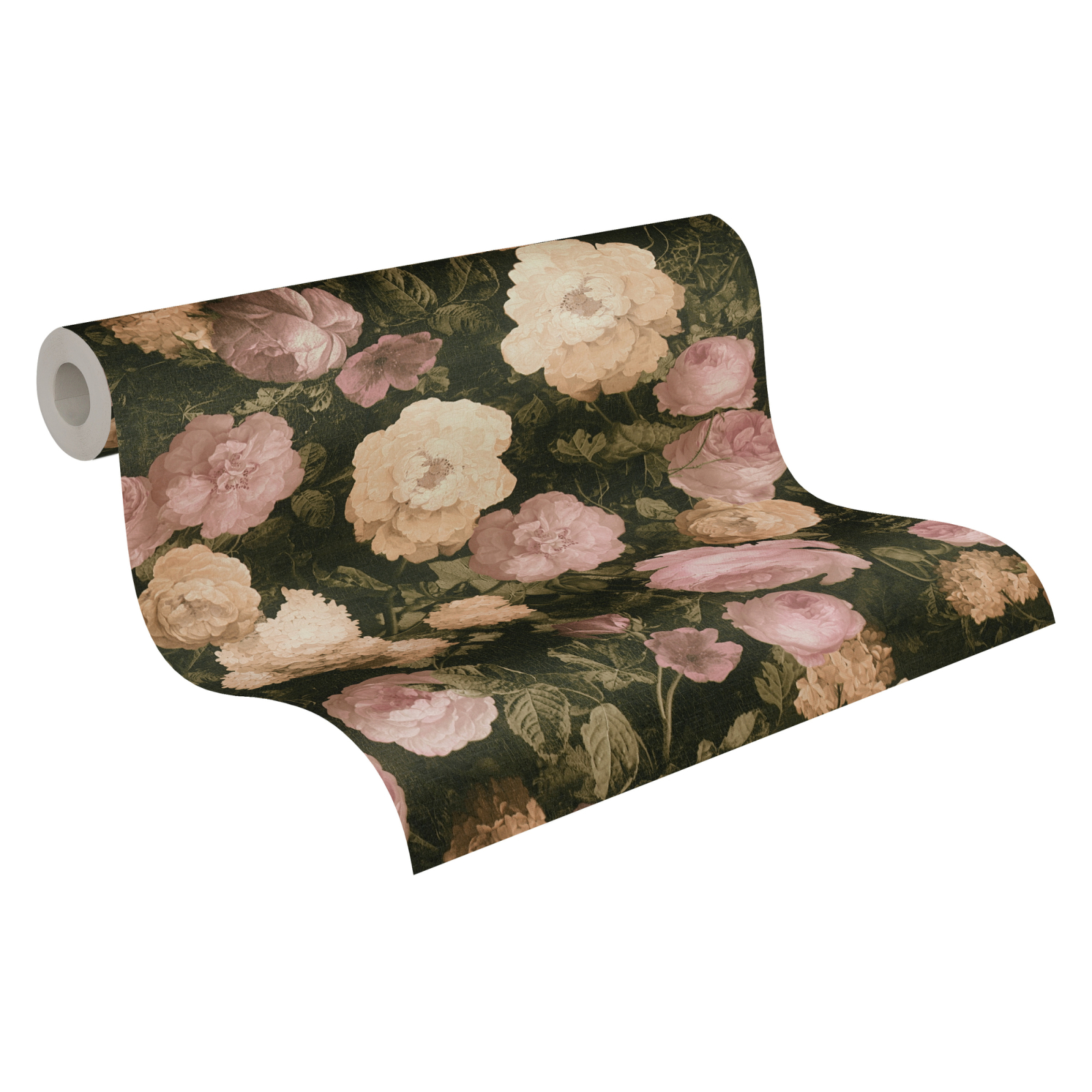 Vliestapete HISTORY OF ART - rosa-creme - 10 Meter