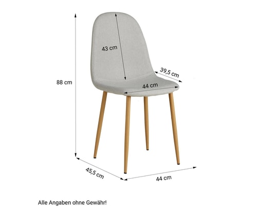 HOMESTYLE4U - Meuble de rangement enfant Chaise salle à manger - couleur gris