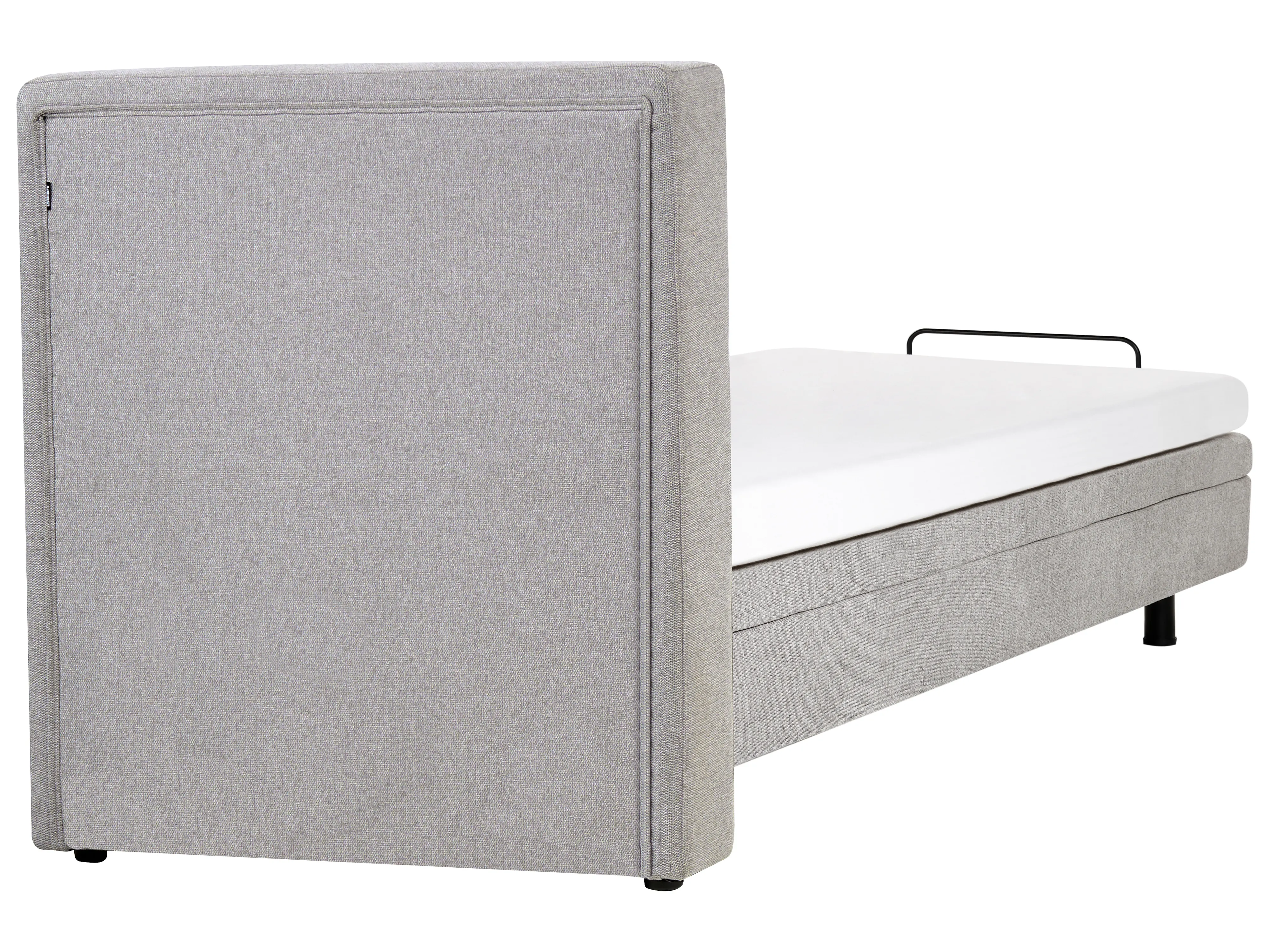 Verstelbaar bed Stof DUKE 90 x 200 cm Lichtgrijs