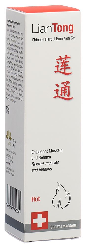 LIANTONG Chinese Herbal Emulsion Gel<br>75 ml, Dispenser, Gel, Hot