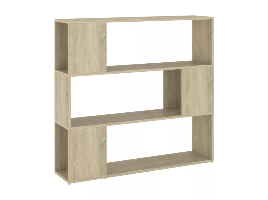 Bibliothèque/Séparateur de pièce Chêne sonoma 100x24x94 cm