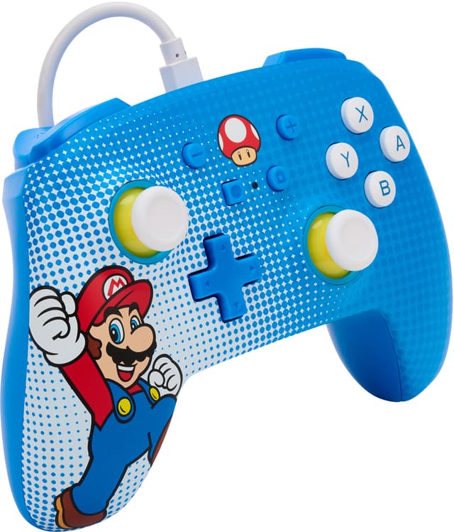 PowerA Enhanced Wired controller til Nintendo Switch (Blå)
