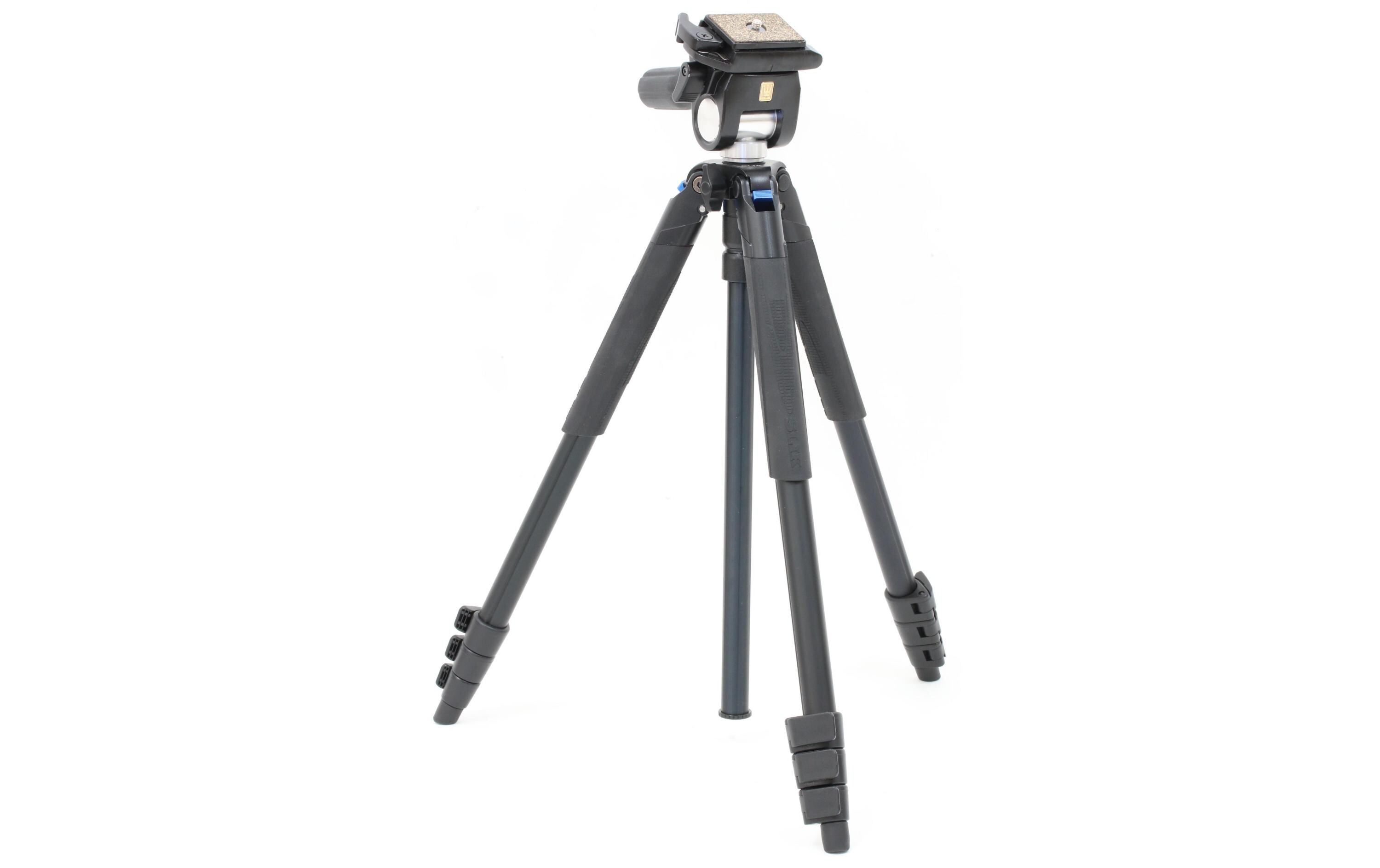 Stativ Sprint Pro III EZ Schwarz<br>Benutzerfreundliches Reisestativ mit neigbarem Kopf