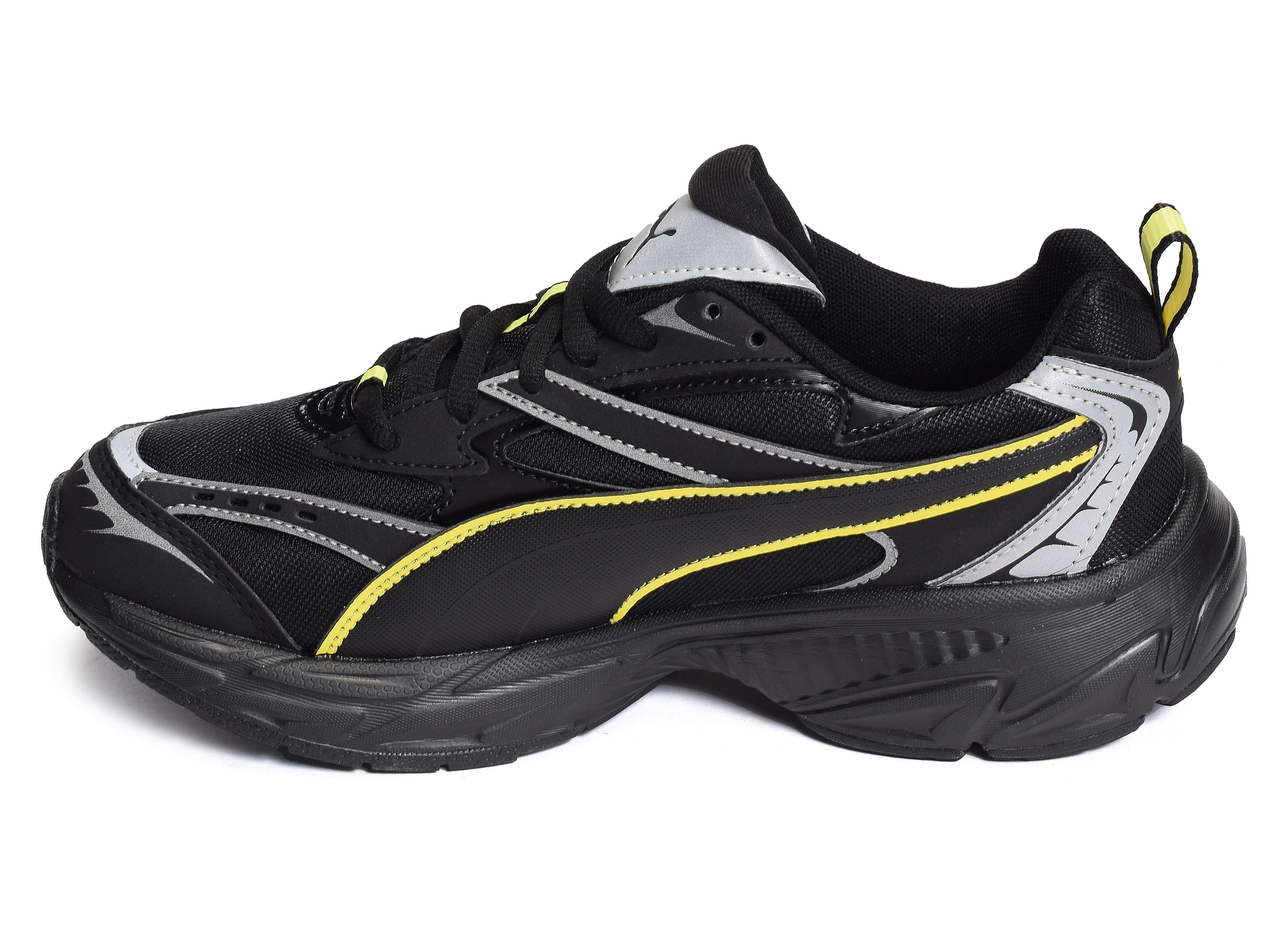 Morphic reflective noir jaune