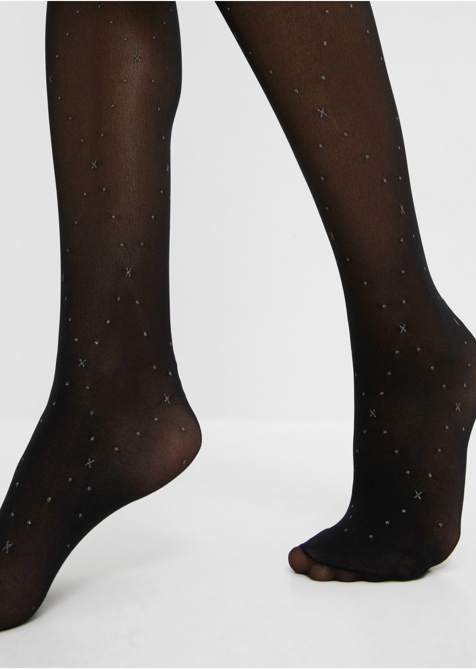 Collant 40den avec motif brillant