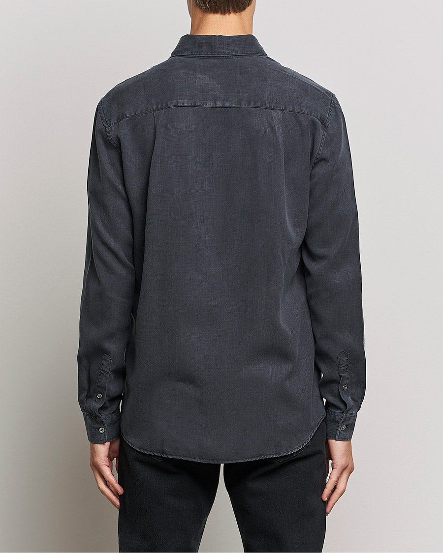 A Day's March Daintree Lyocell Shirt Off Black