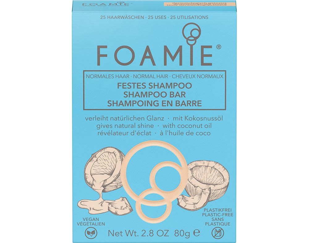 CHAMPÔ FOAMIE SÓLIDO CABELO NORMAL 80G