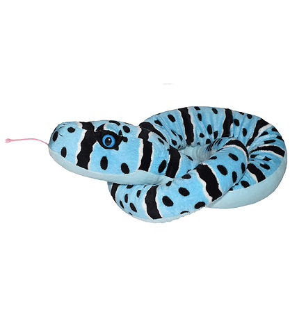 Wild Republic Bamse - 137 cm - Blåe Rock Rattle Slange