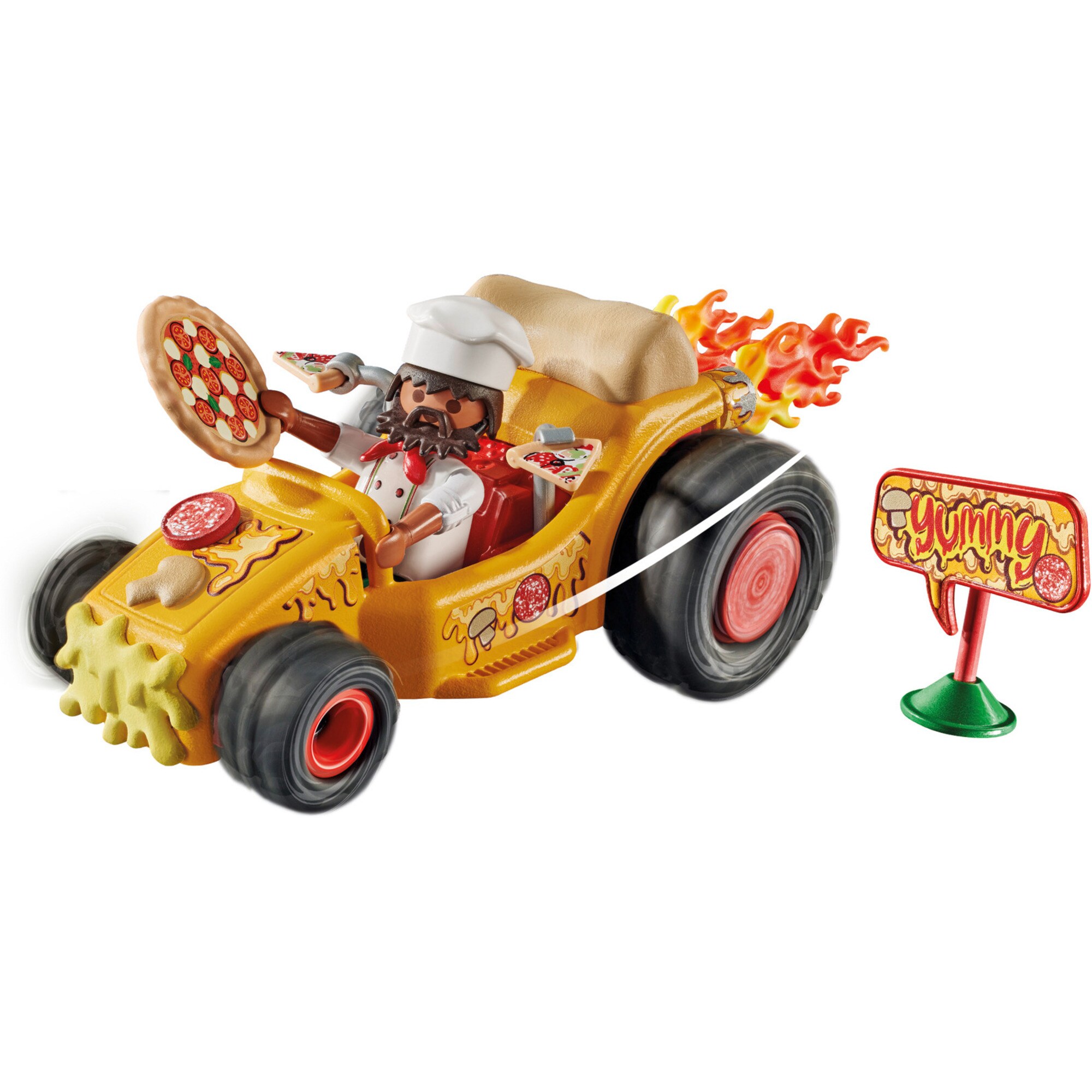 PLAYMOBIL Konstruktionsspielzeug Funstars Rasende Pizza
