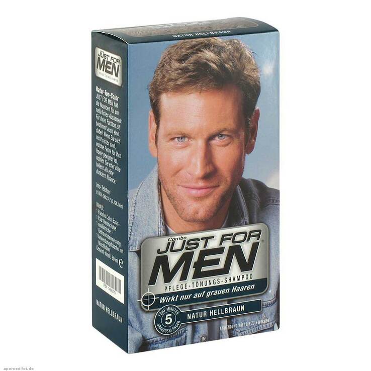 Just for men Tönungsshampoo hellbraun, 60 ml