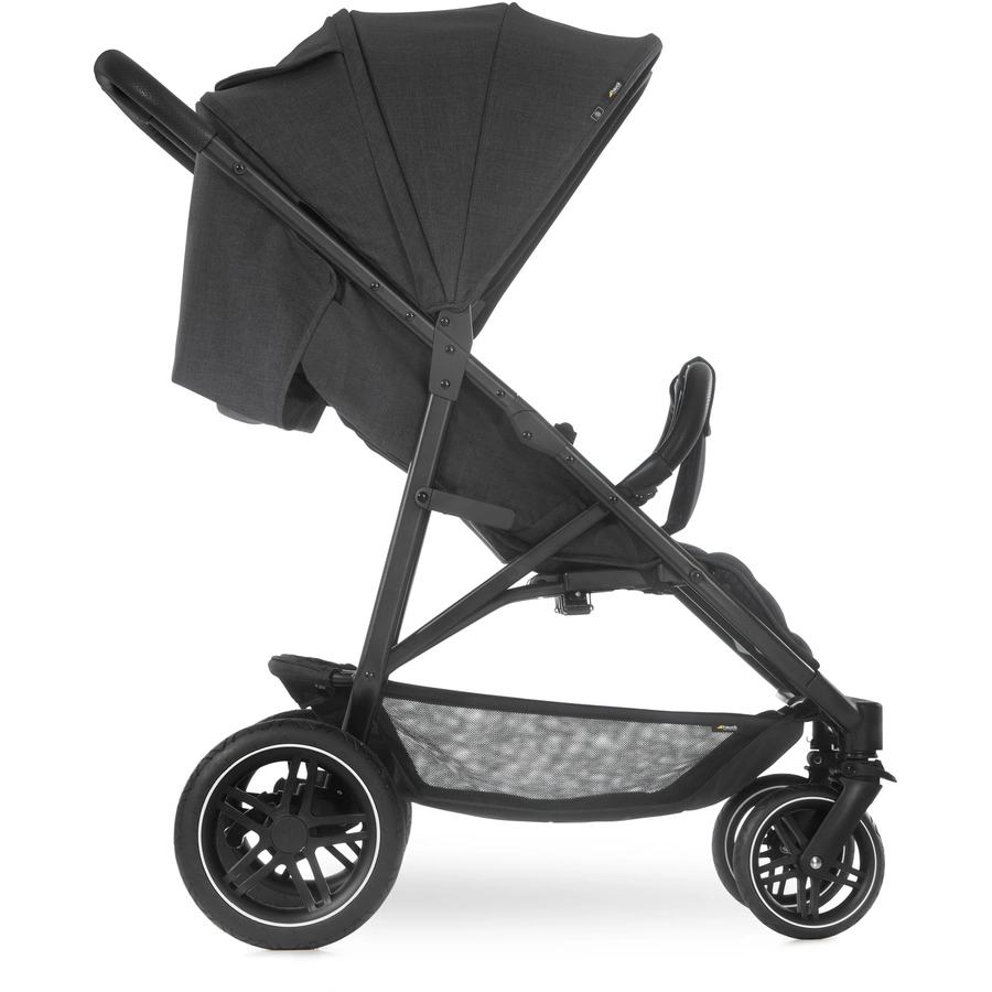 hauck Geschwisterwagen Uptown Duo Melange Black