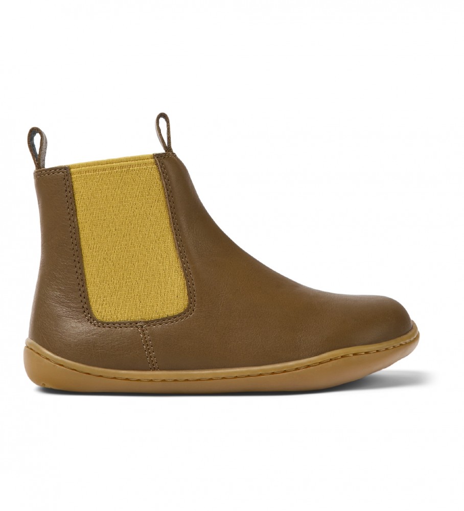 Botas de couro Camper Peu Cami marrom