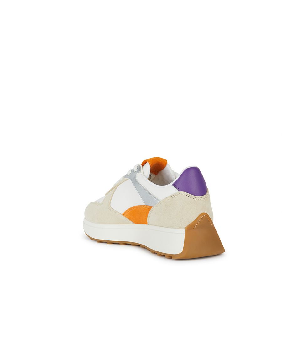 Baskets cuir blanc