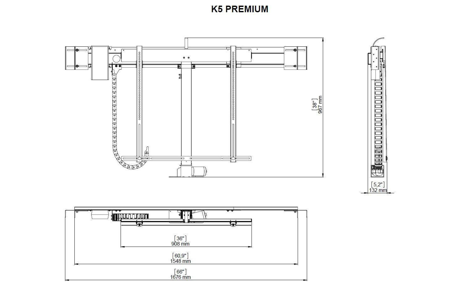 TV-Lift Premium 5 0577 max. 70 kg<br>TV Lift