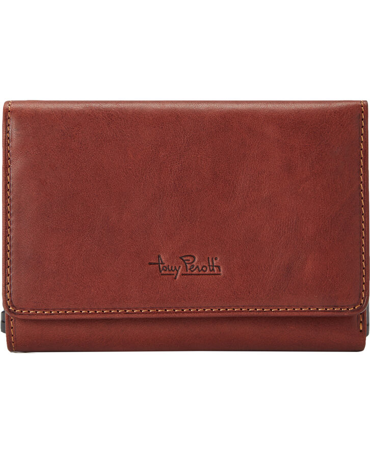 Tony Perotti Wallet, Large Mørkebrun