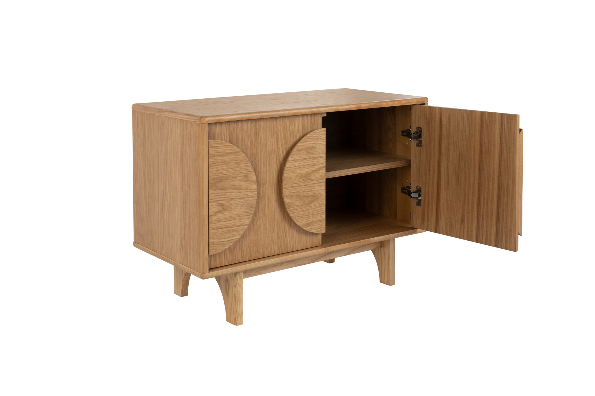 SIDEBOARD GROOVE 2 DOORS NATUREL OAK