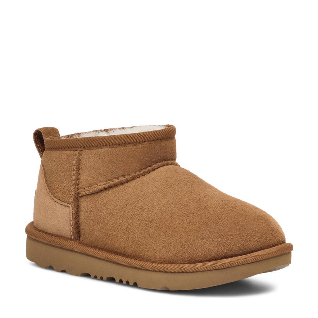 UGG Classic Ultra Minisuède enkelboots camel