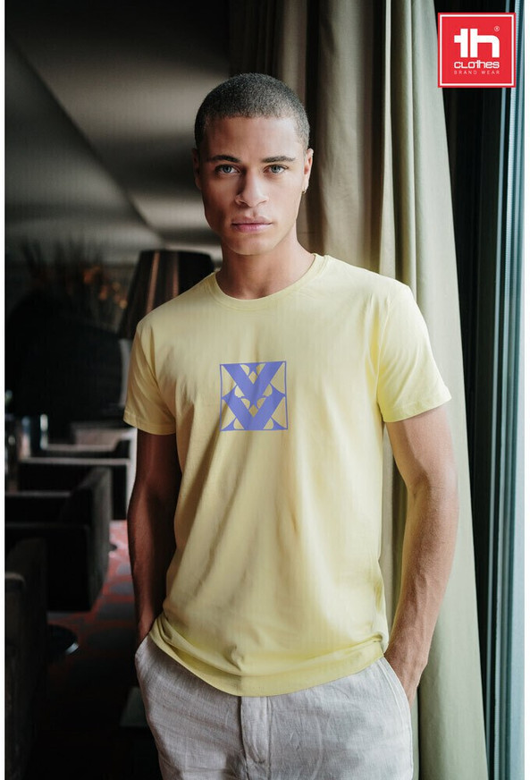 TH Clothes 30102 - T-shirt homme en coton tubulaire