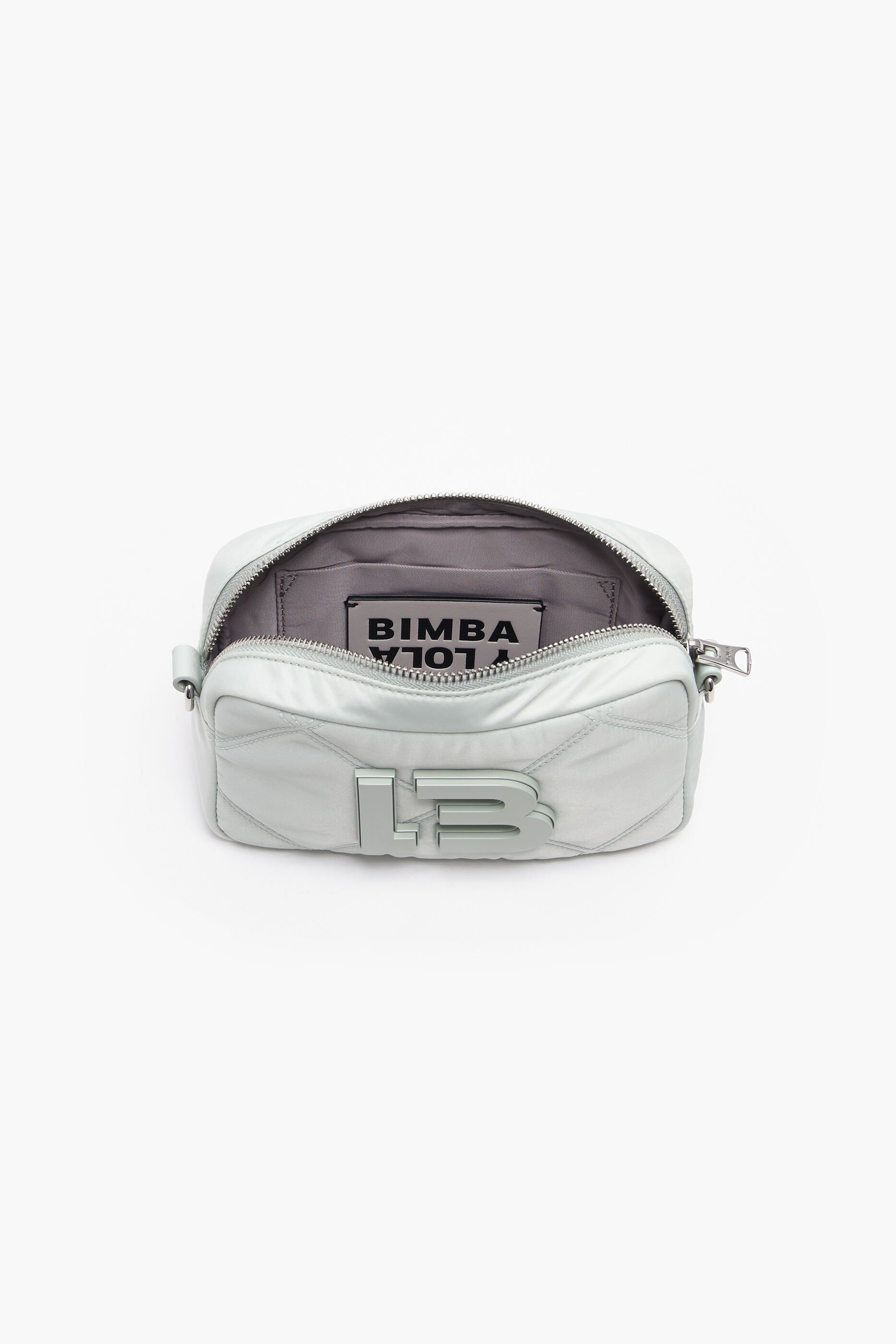 Bolsa transversal retangular tamanho XS, cor sal marinho