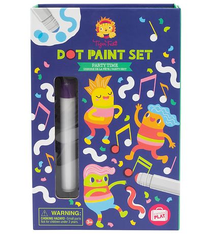 Tiger Tribe Farves?t - Dot Paint Set - Party Time