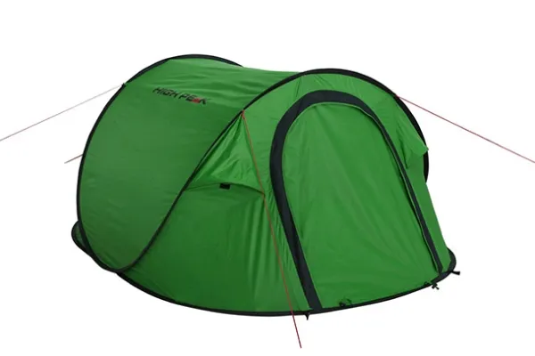 High Peak Vision 3, Camping, Tunneltelt, 2,3 kg, Grøn