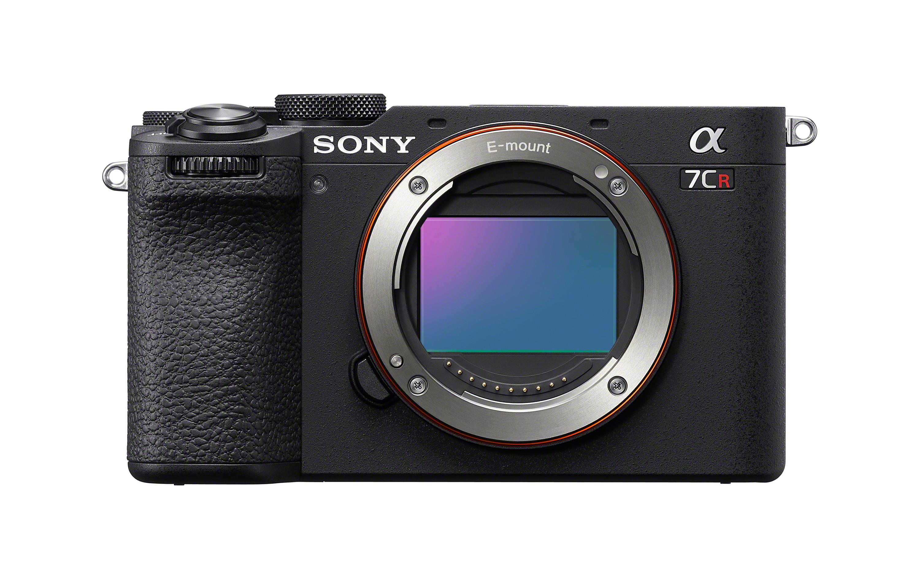 Fotokamera Alpha 7CR Schwarz<br>Spiegellose Vollformat-Wechselobjektivkamera (kompakt, 61 Mpx, Echtzeit-Autofokus, 4K 60p)