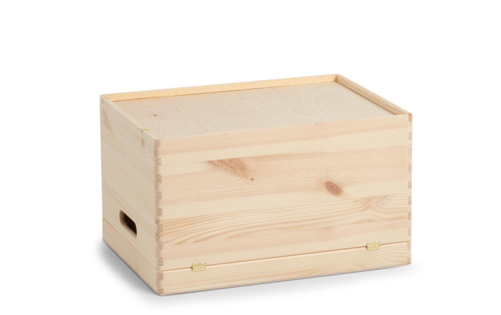 Aufbewahrungskiste mit Deckel 40 x 23 cm, NatureAllzweckkiste