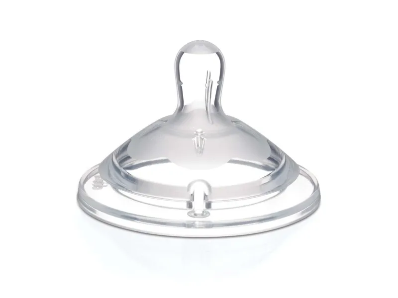 Chicco Natural Feeling, Anti-kolik ventil, Transparent, Silikone, 6 måned(er), 2 stk