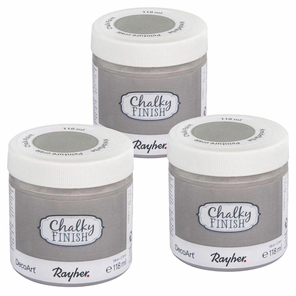 Peinture craie chalky finish 354 ml - gris clair
