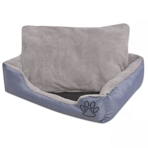 Cama/almofada cinza para cachorro