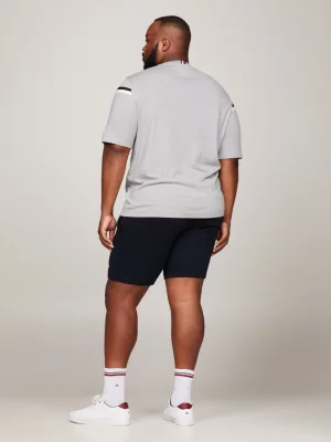 Camiseta Plus Hilfiger Monotype Global Stripe