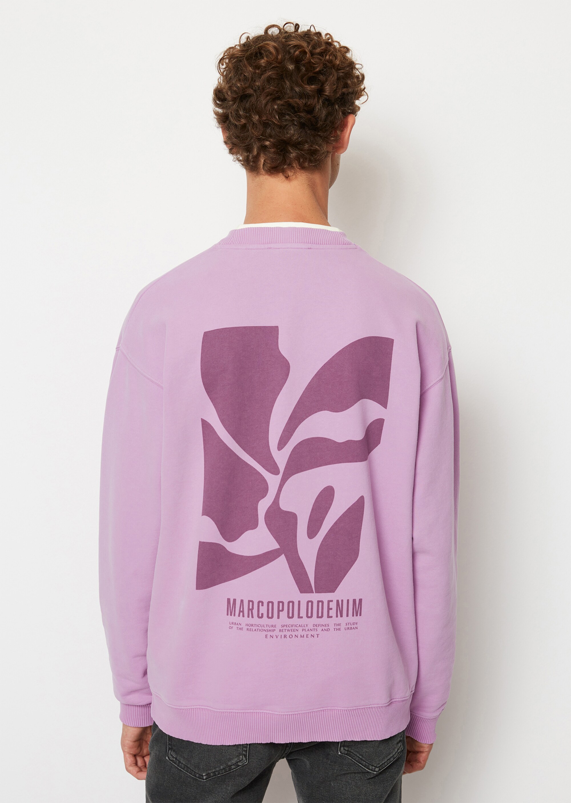 Sweatshirt relaxed mit Front- und Back-Print