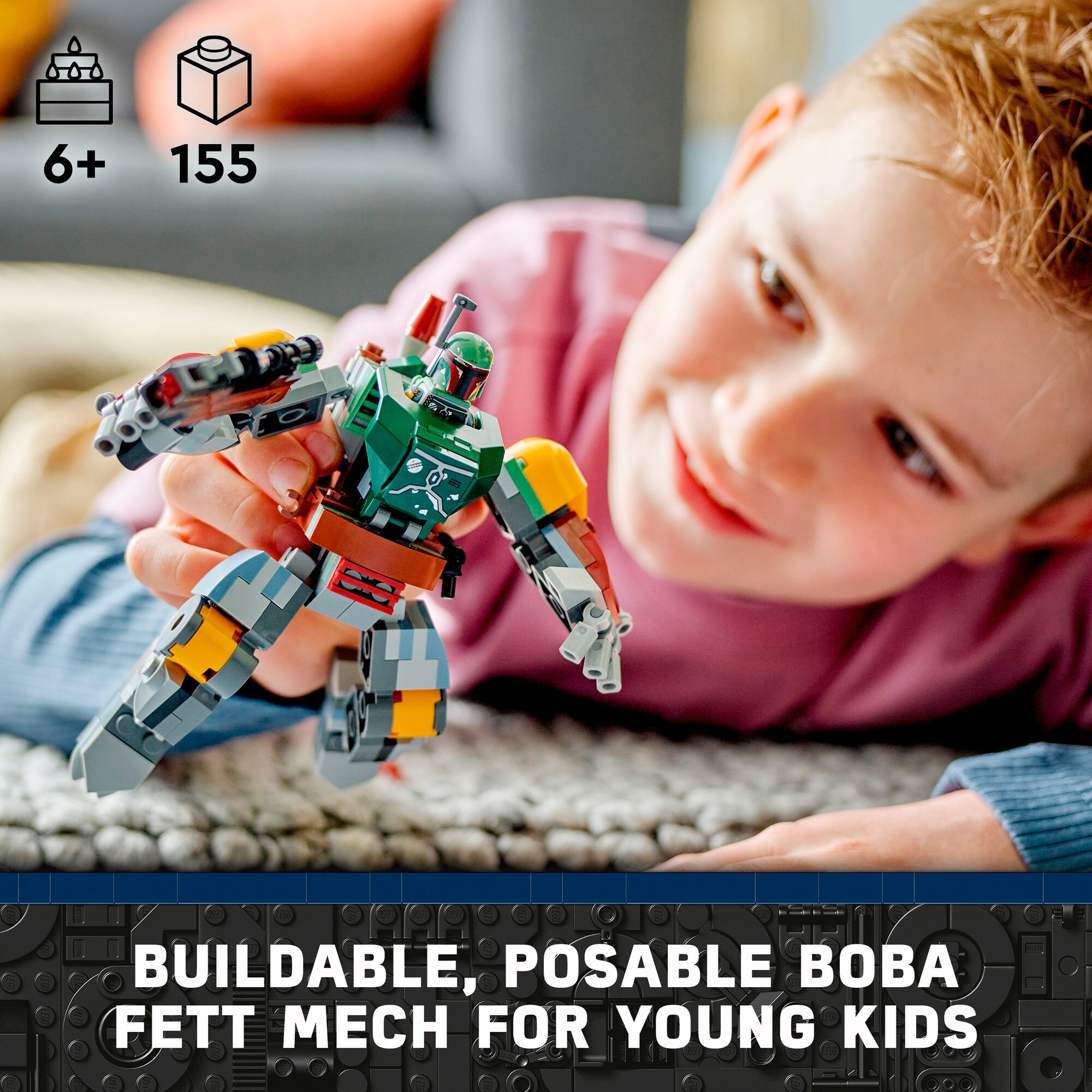 LEGO Konstruktionsspielzeug Star Wars Boba Fett Mech