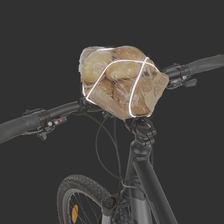 CARRYYYGUM Lenkerspannband  white reflective