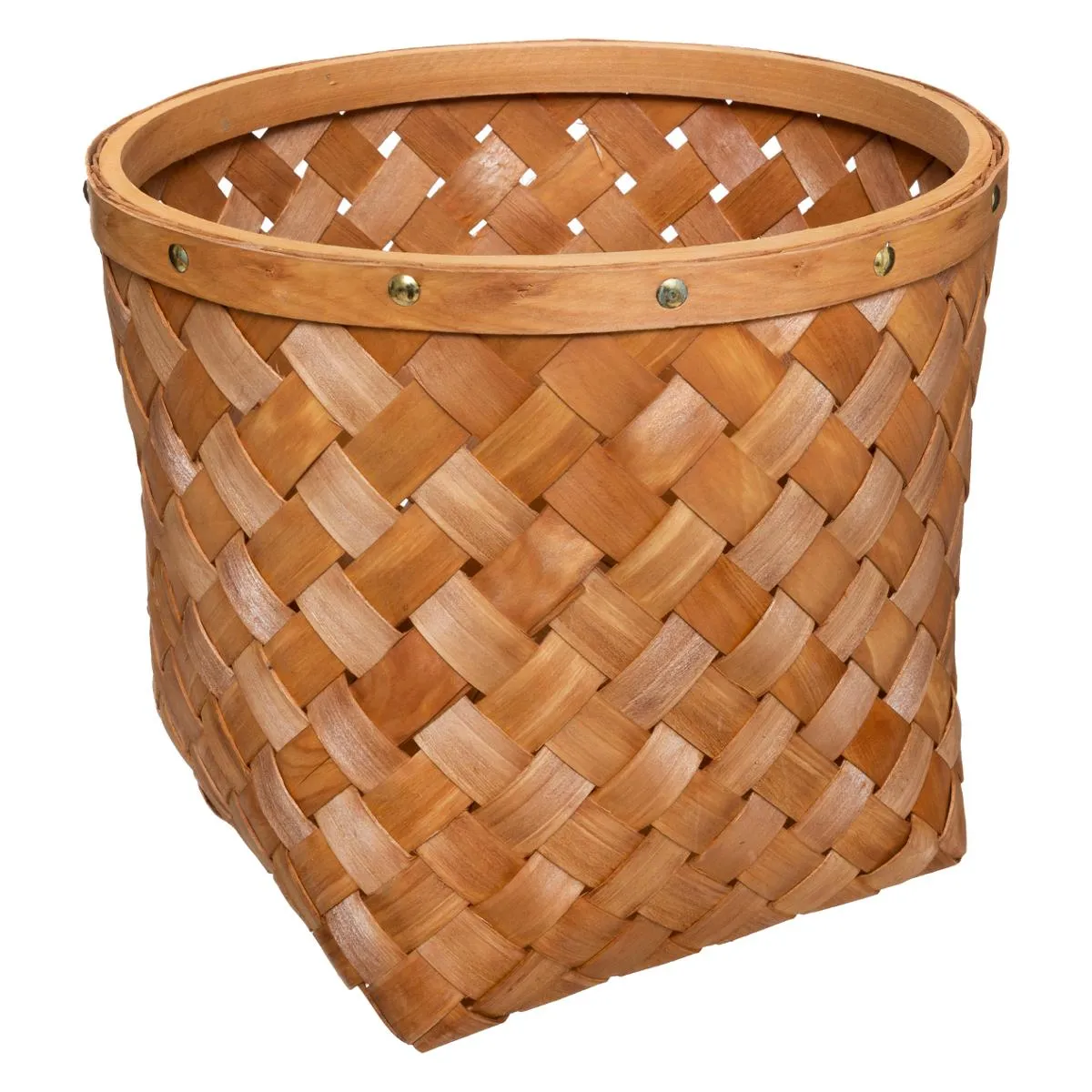 Atmosphera, Createur D'Interieur Atmosphera Paniers Rond Naturel - Marron Caramel