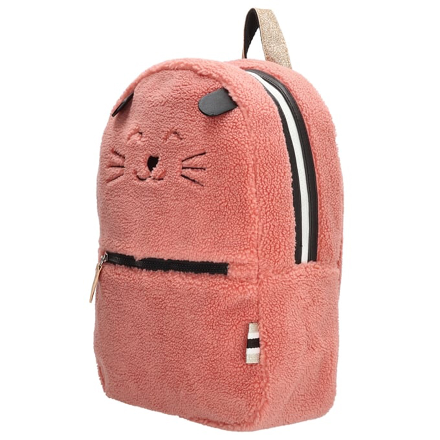 Zebra Trends Girls Rugzak Teddy Cat pink