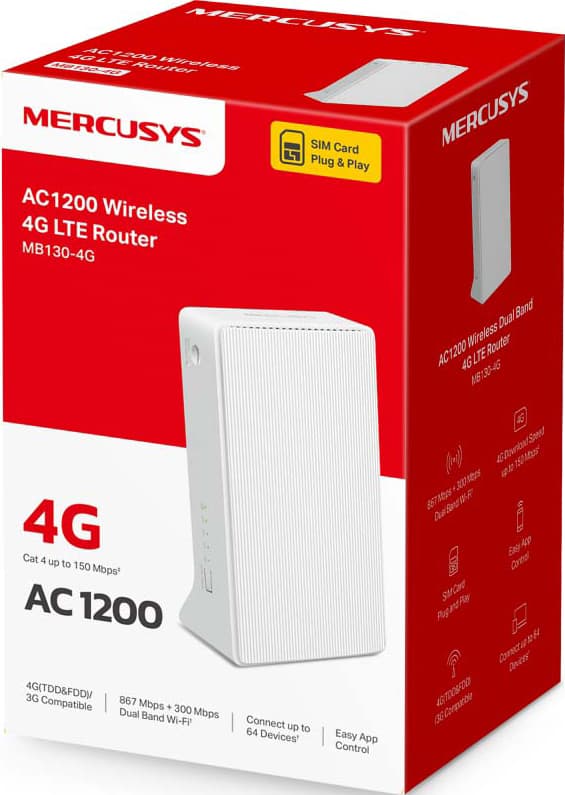 Mercusys MB130-4G LTE router