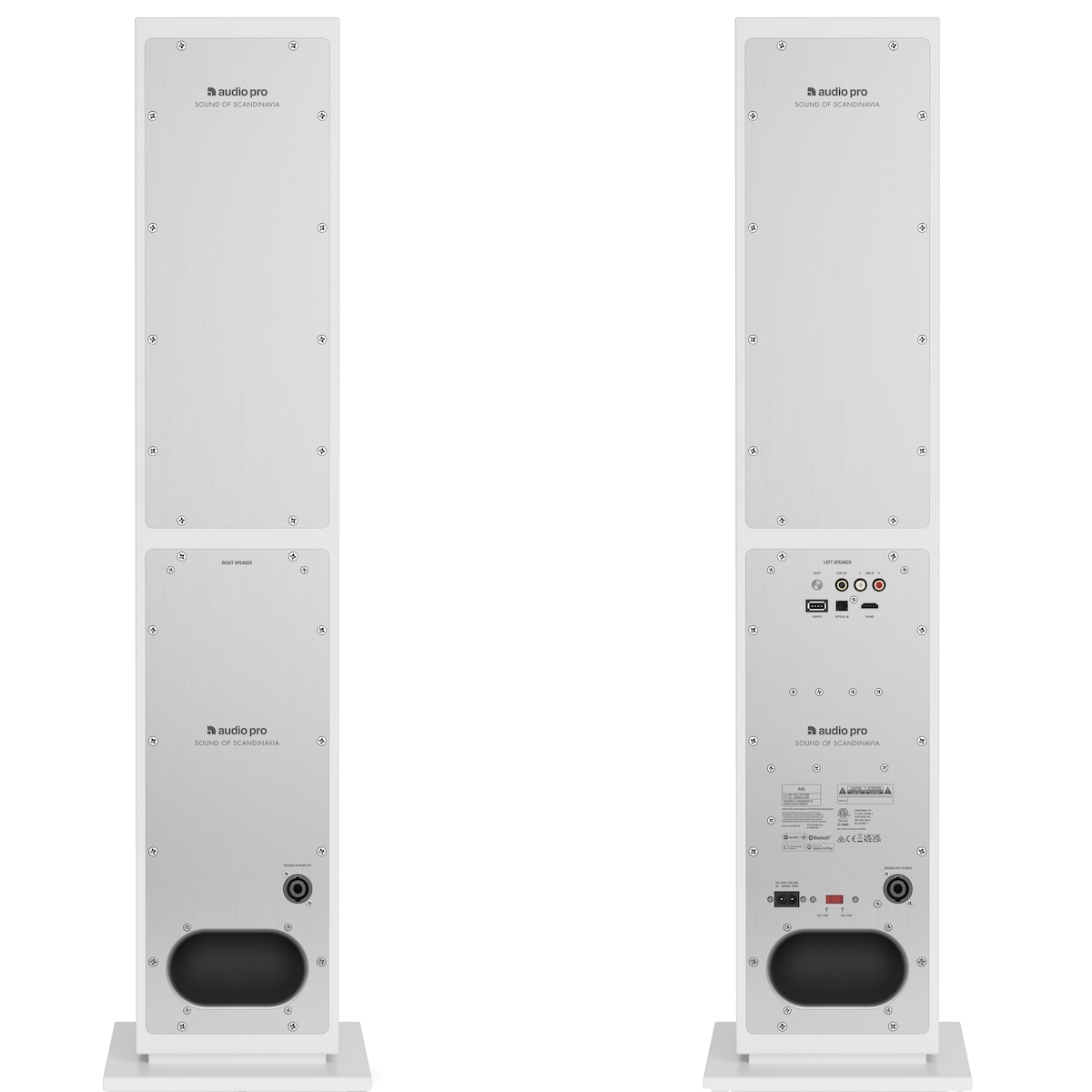 Audio Pro A48 Hi-Fi høyttalersett (hvit)