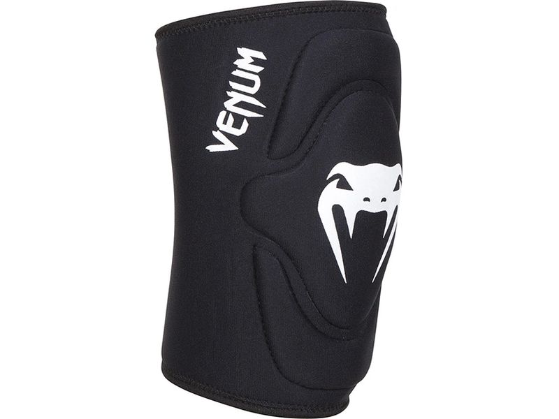Venum Kontact Knee Pads Schwarz/Weiss, XS Gel-Knieschoner
