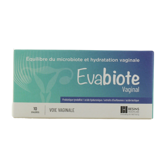 Evabiote Vaginal ovules vaginaux - Microbiote et hydratation vaginale