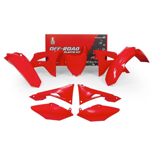 RTECHMX - Kit plastique Honda CRF (2017-2018) - RKITCRFRS0599 Rouge
