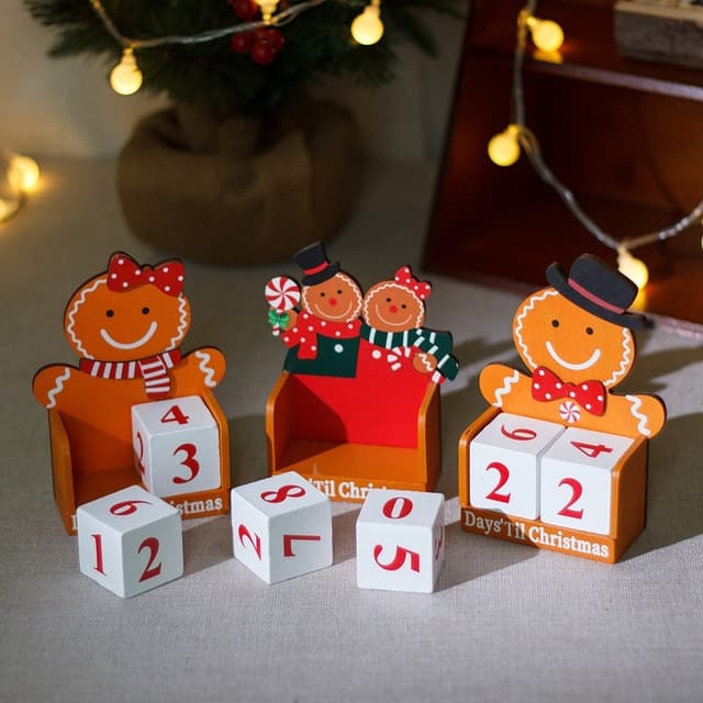 Nedtælling til jul honningkagemand Træ adventskalender