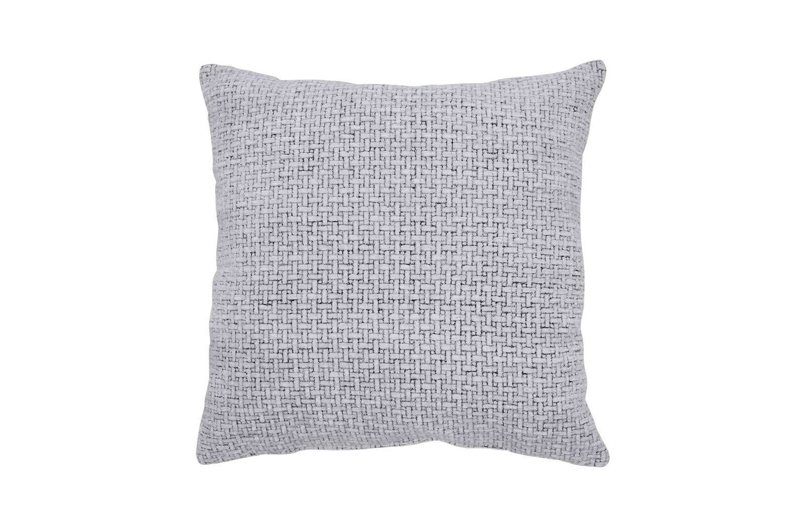 Dekokissen Brick 45x45 cm Polyester silber