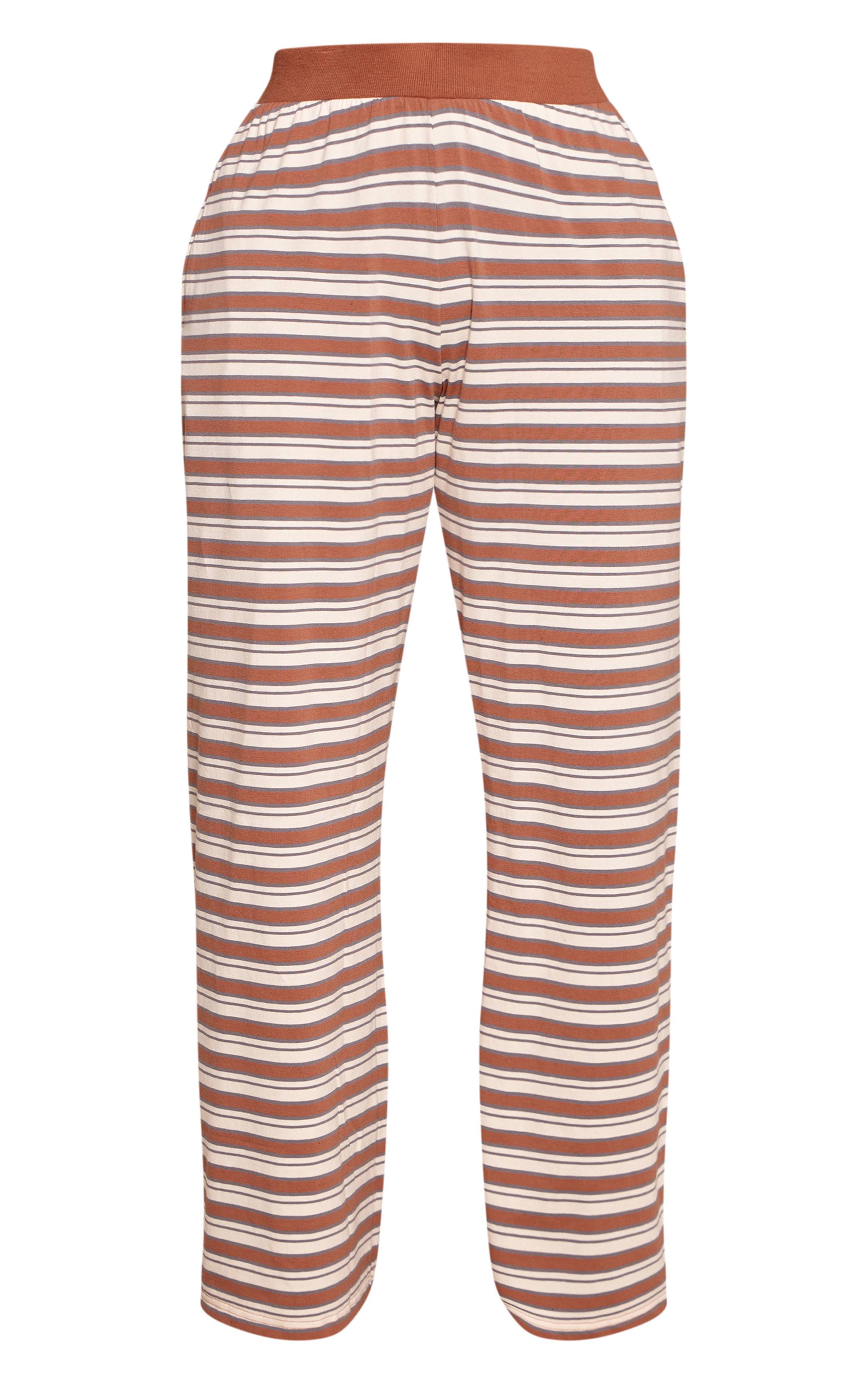 Chocolat Pantalon Droit Sculptant
