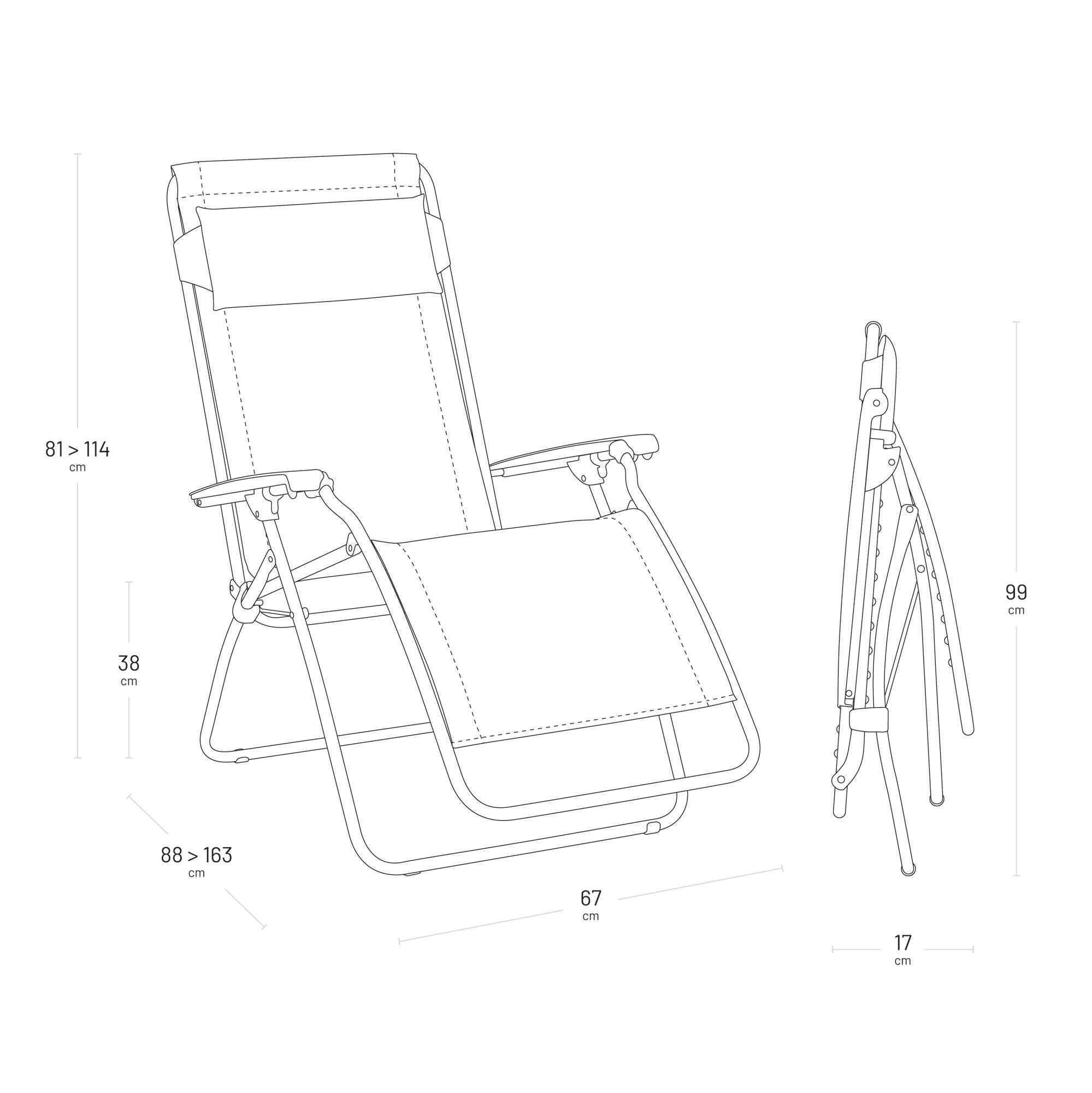 Zero-Gravity-Relaxliege RClip Batyline® Iso Grün Tilleul