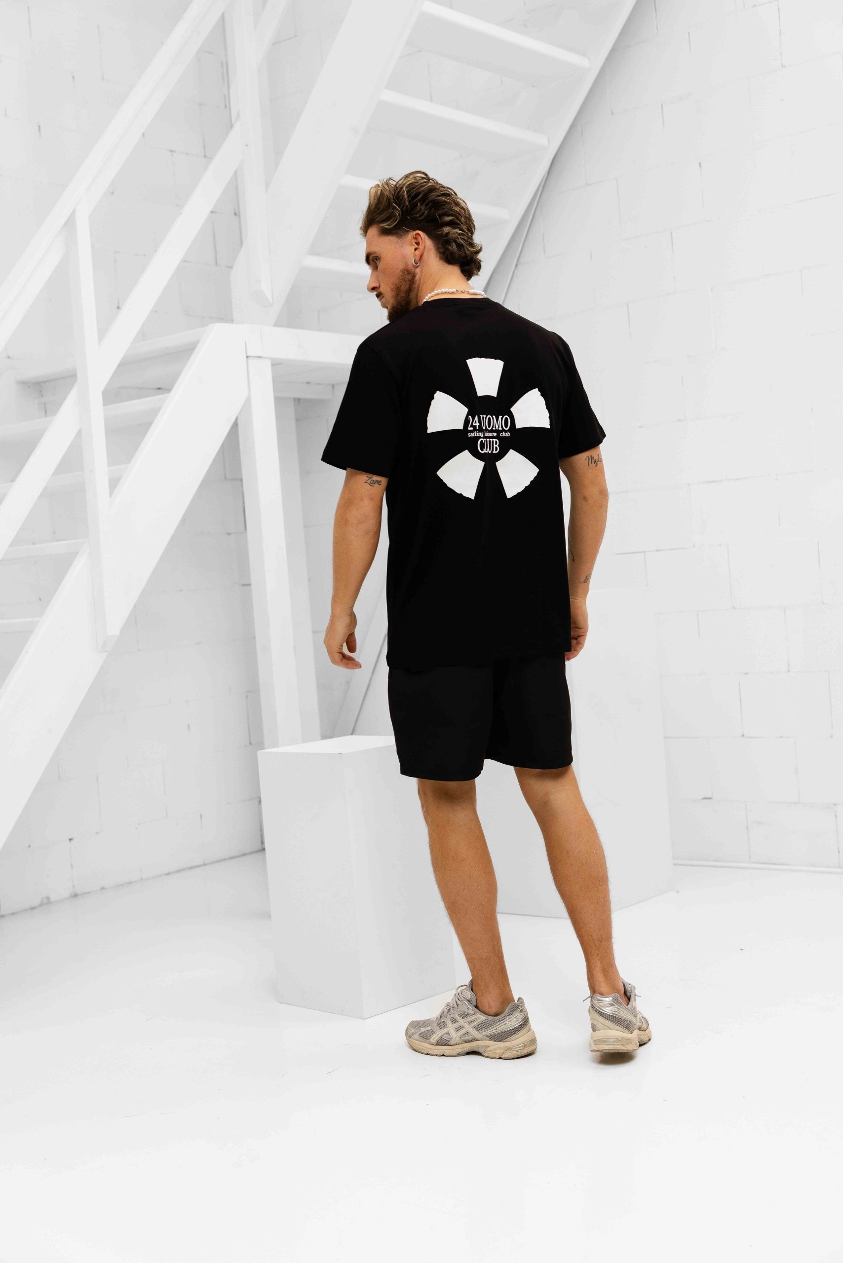 24 Uomo Leisure Club Zomerset Heren Zwart