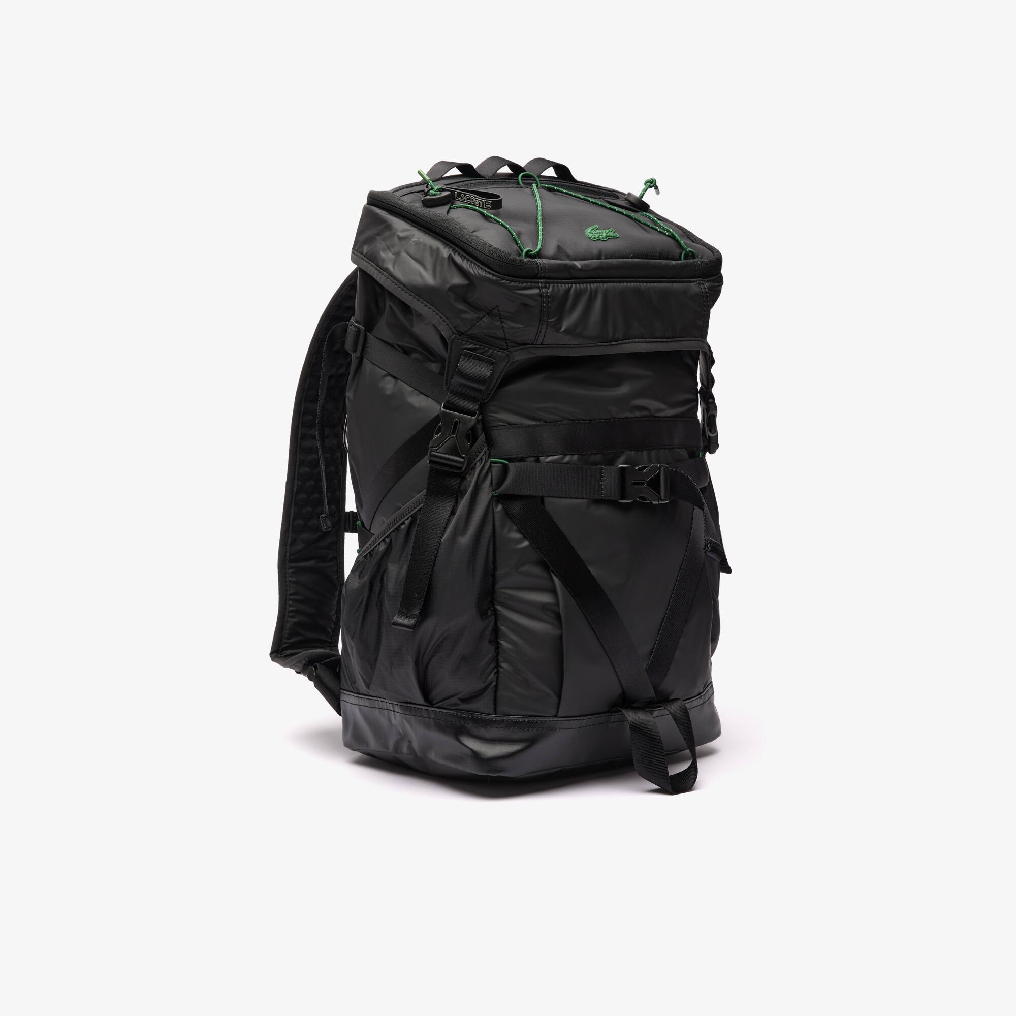 Sac à dos en toile enduite Sacs à dos - Noir - Lacoste - Unisex