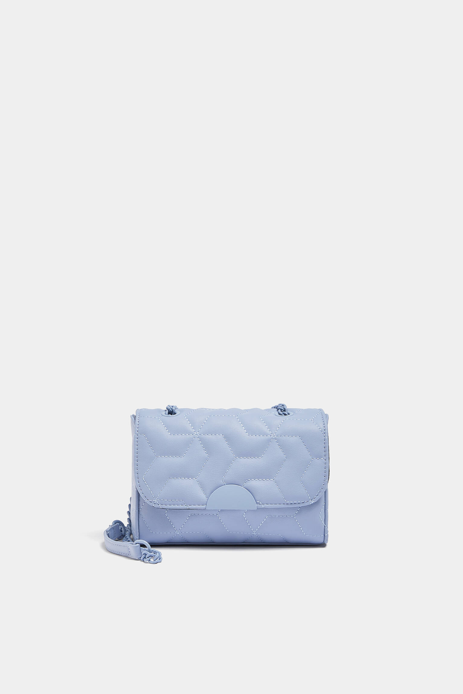 Bolsa de ombro acolchoada - Azul