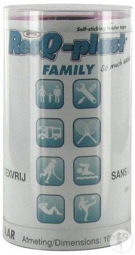 ResQ-Plast Family 4,5m x 100mm Rose 1 Pièce