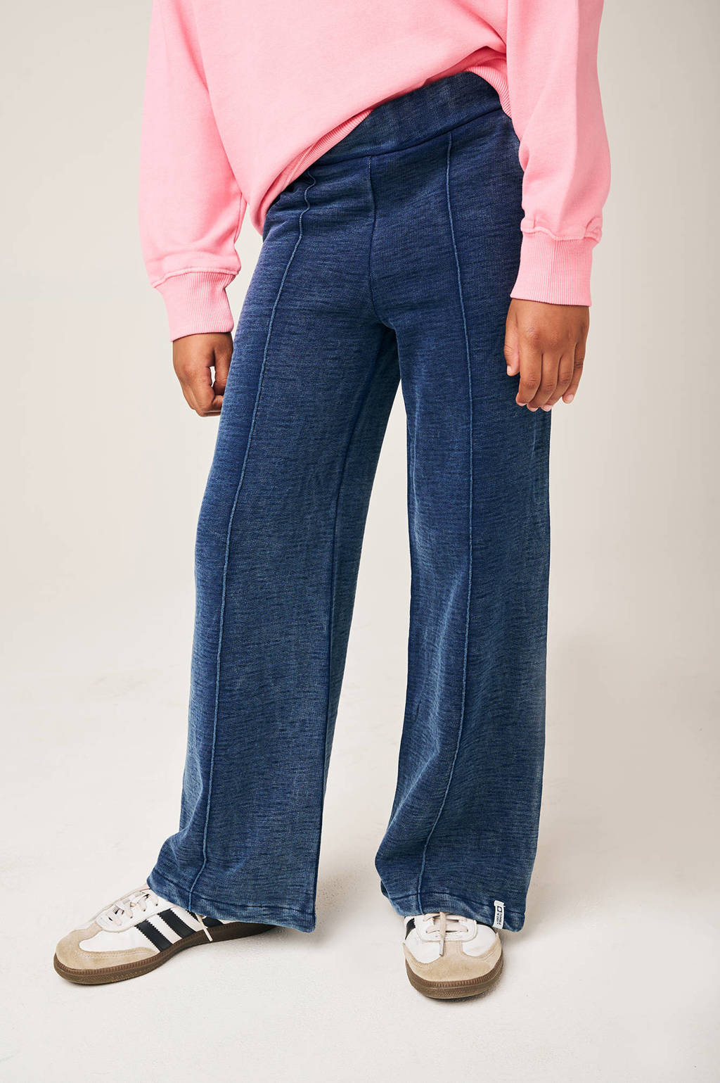 Tumble 'n Dry loose fit broek Claviere blauw